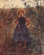 Fritz von Uhde Little Heathland Princess oil